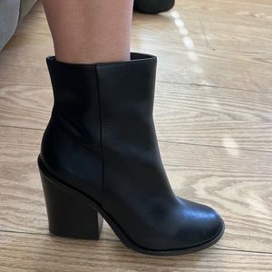 Marc Fisher black booties